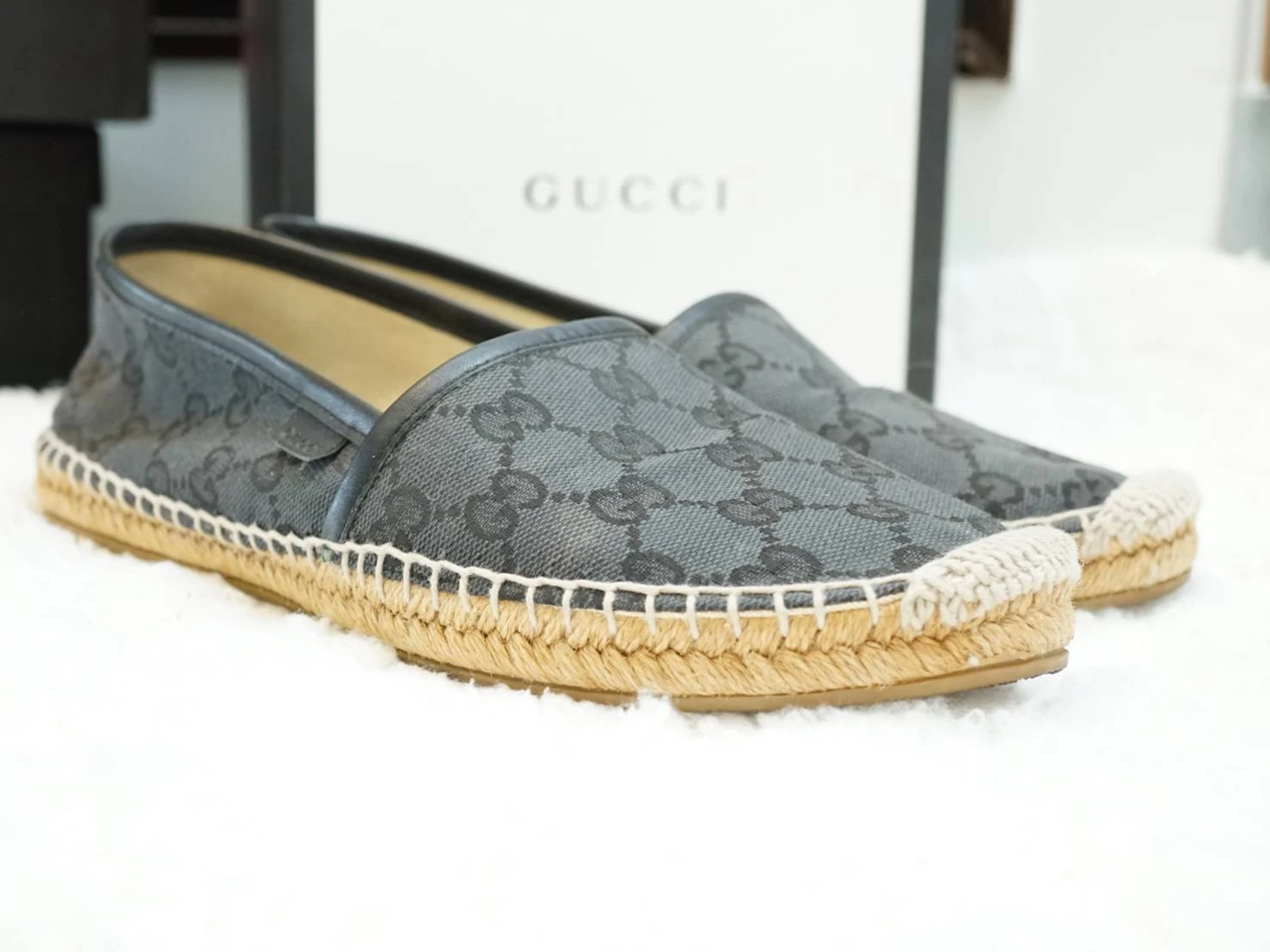 GUCCI Espadrilles GG Canvas 
