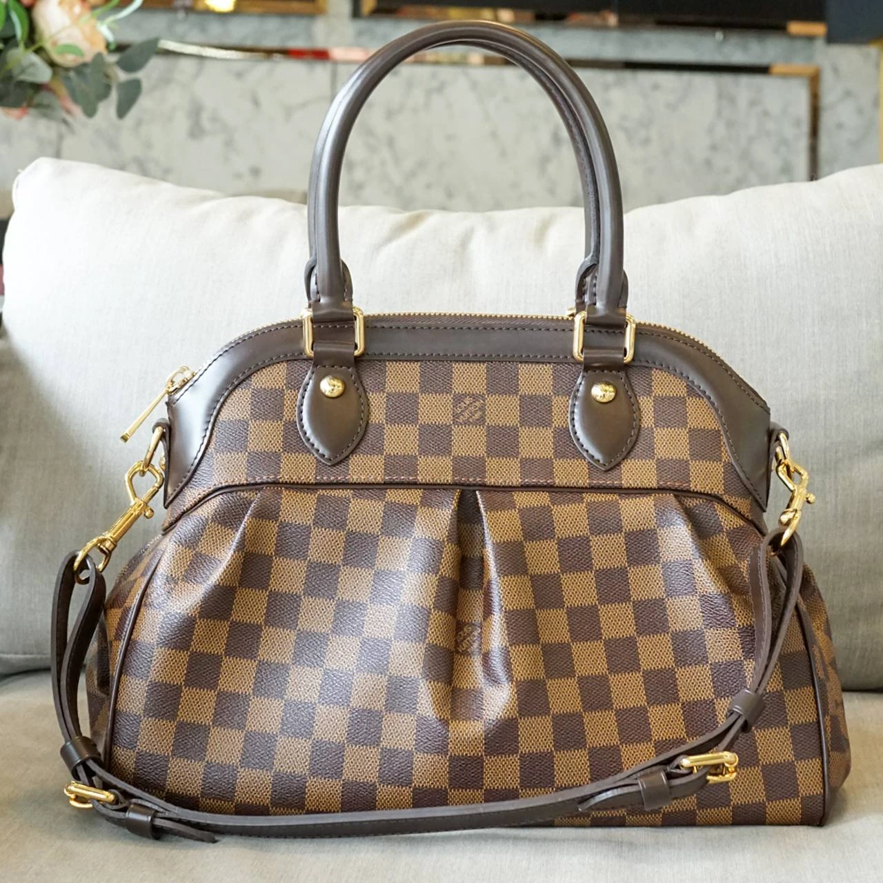 👜 Louis Vuitton damier trevi pm 
